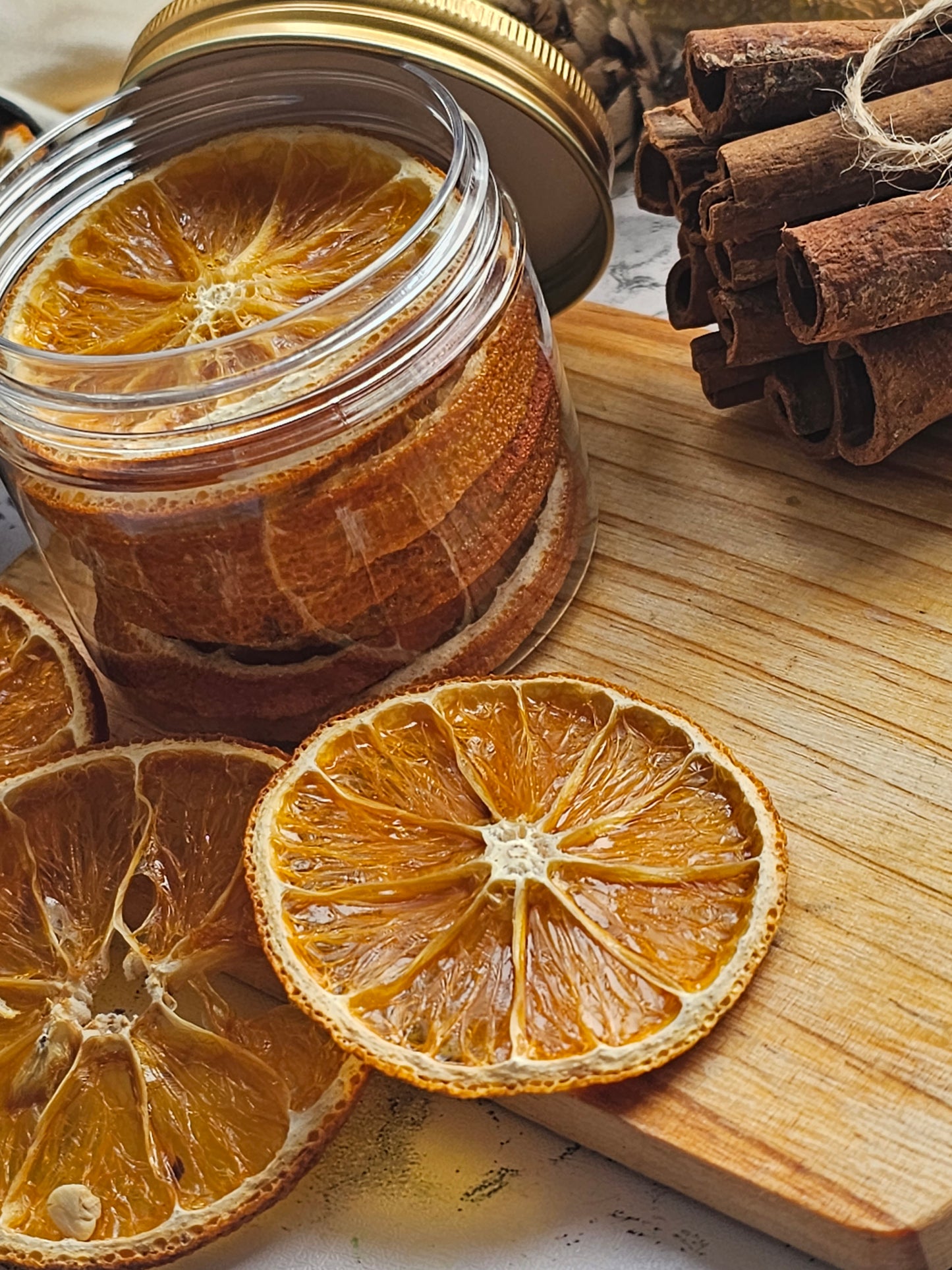 Dried Orange slices Jar