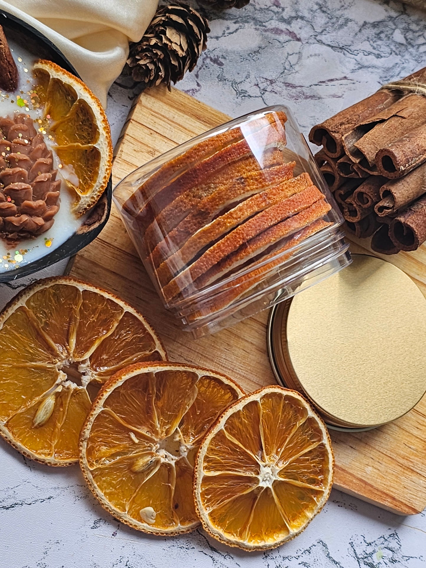 Dried Orange slices Jar