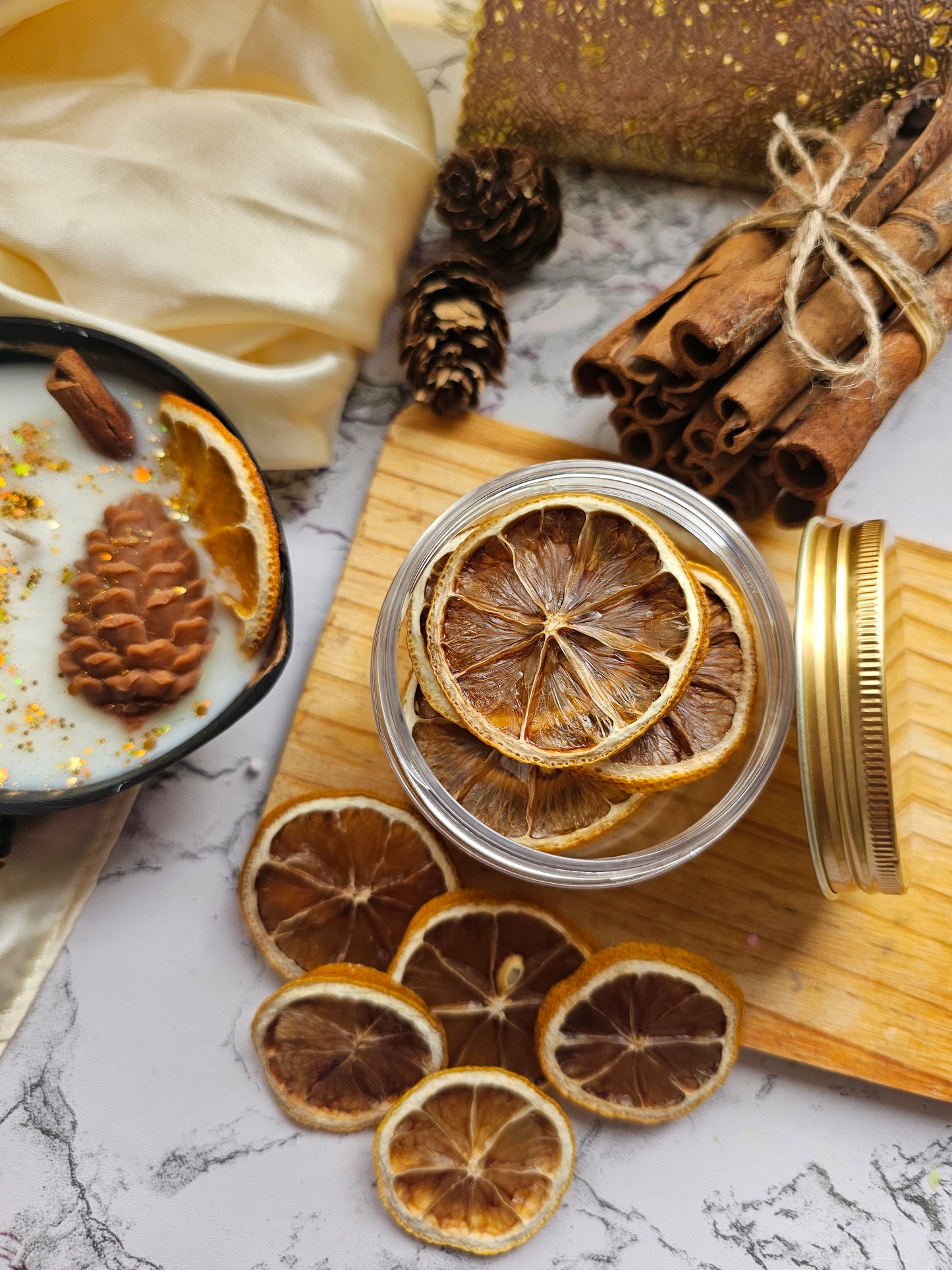 Dried Lemon slices Jar