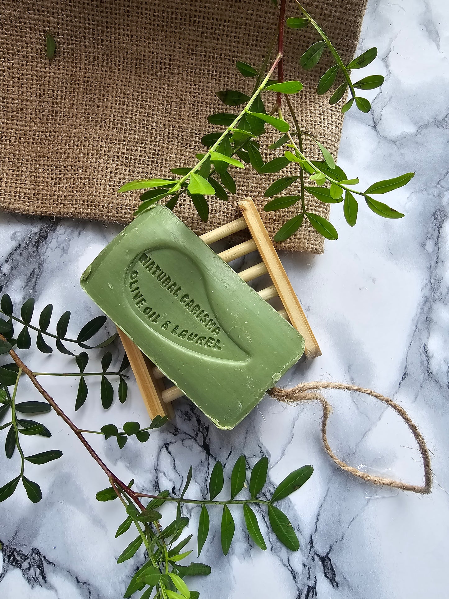 Laurel oil of Kassab & Olive oil Soap with rope 140g