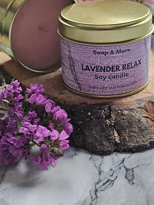 Lavender Relax soy candle