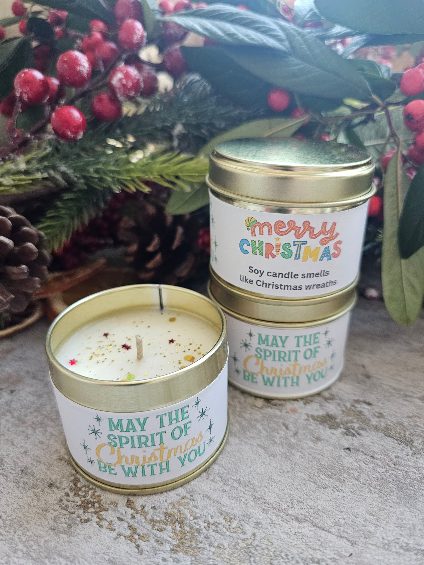 Merry Christmas Candle 🎄