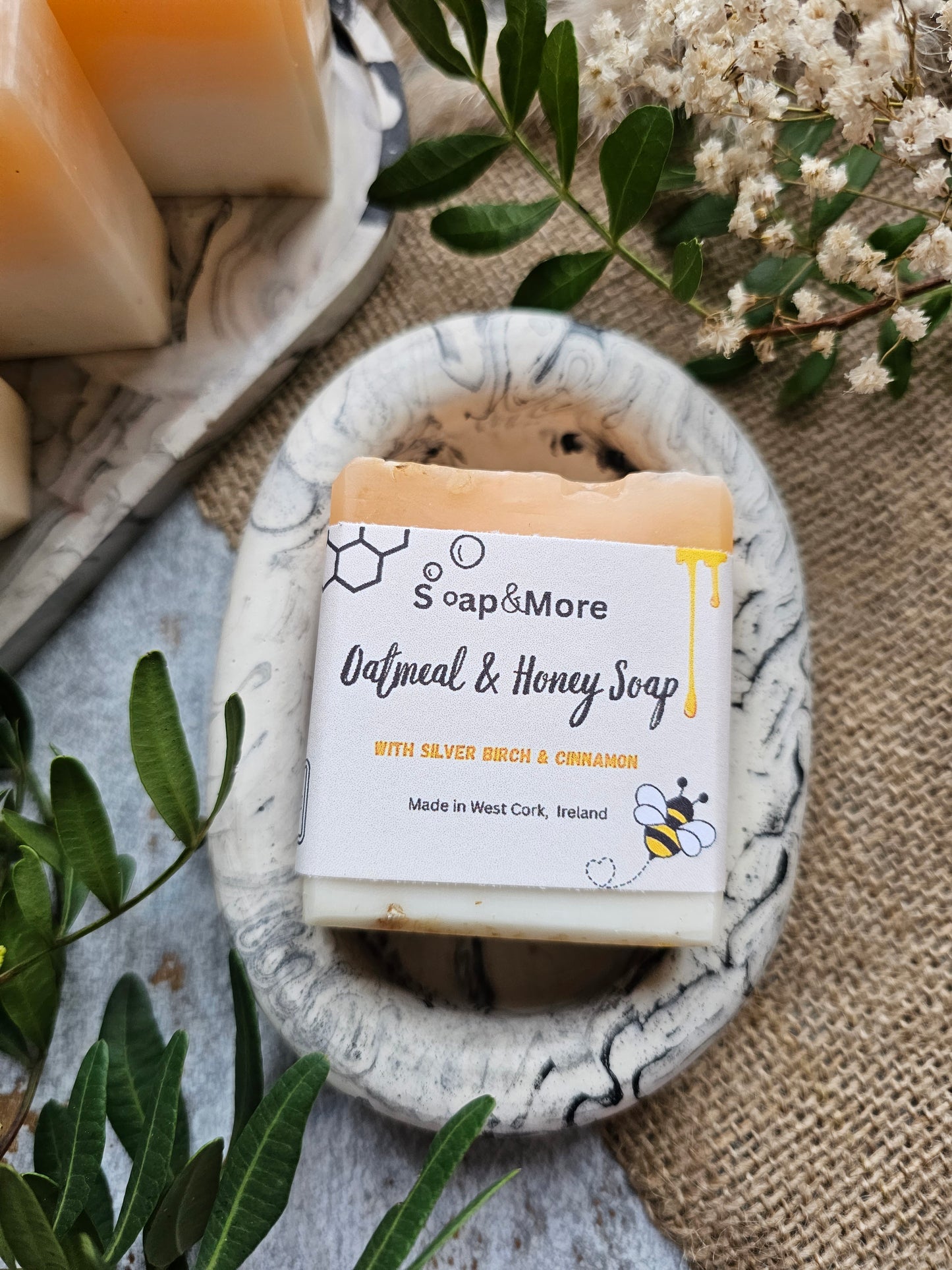 Oatmeal milk and honey soap