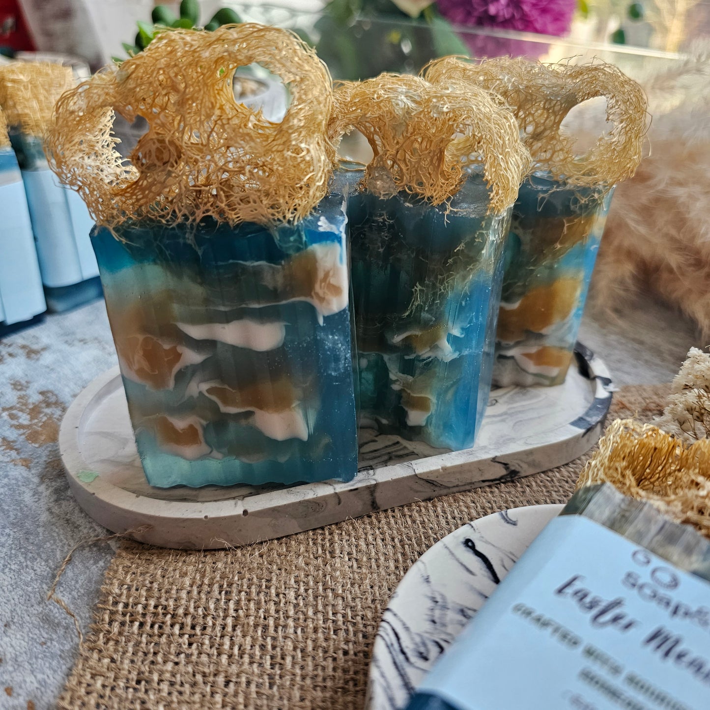 Soap with Loofah