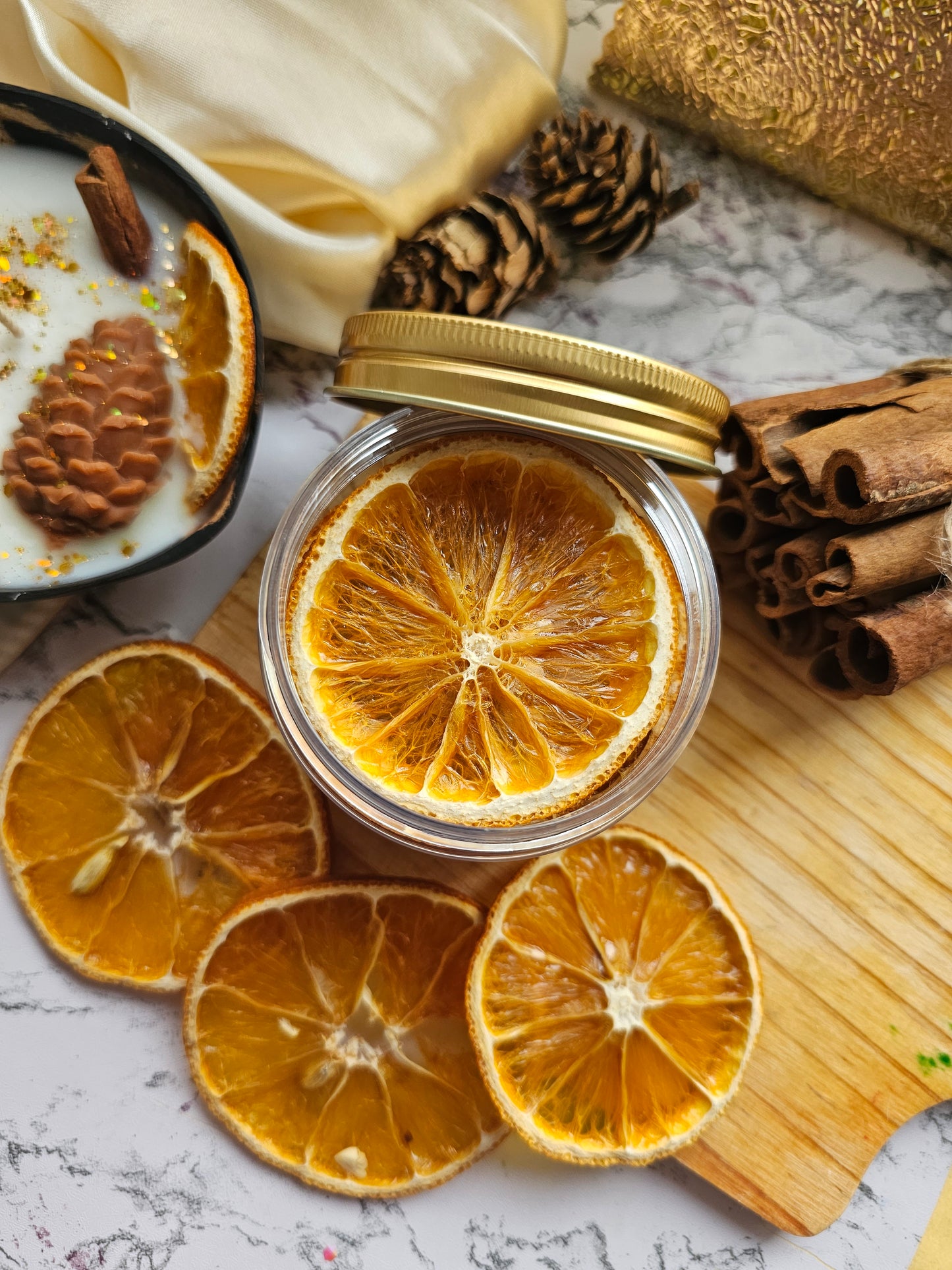 Dried Orange slices Jar