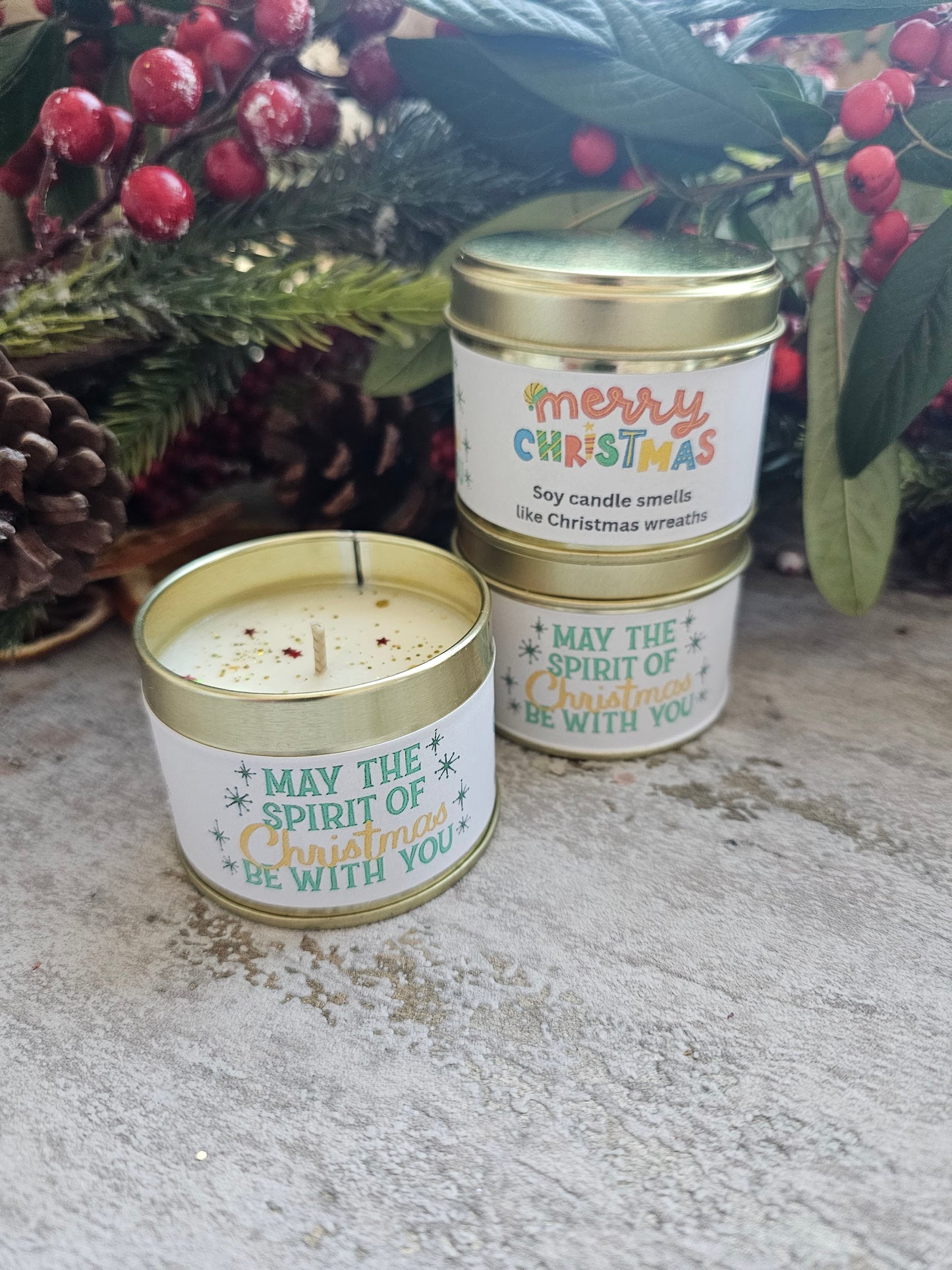 Merry Christmas Candle 🎄