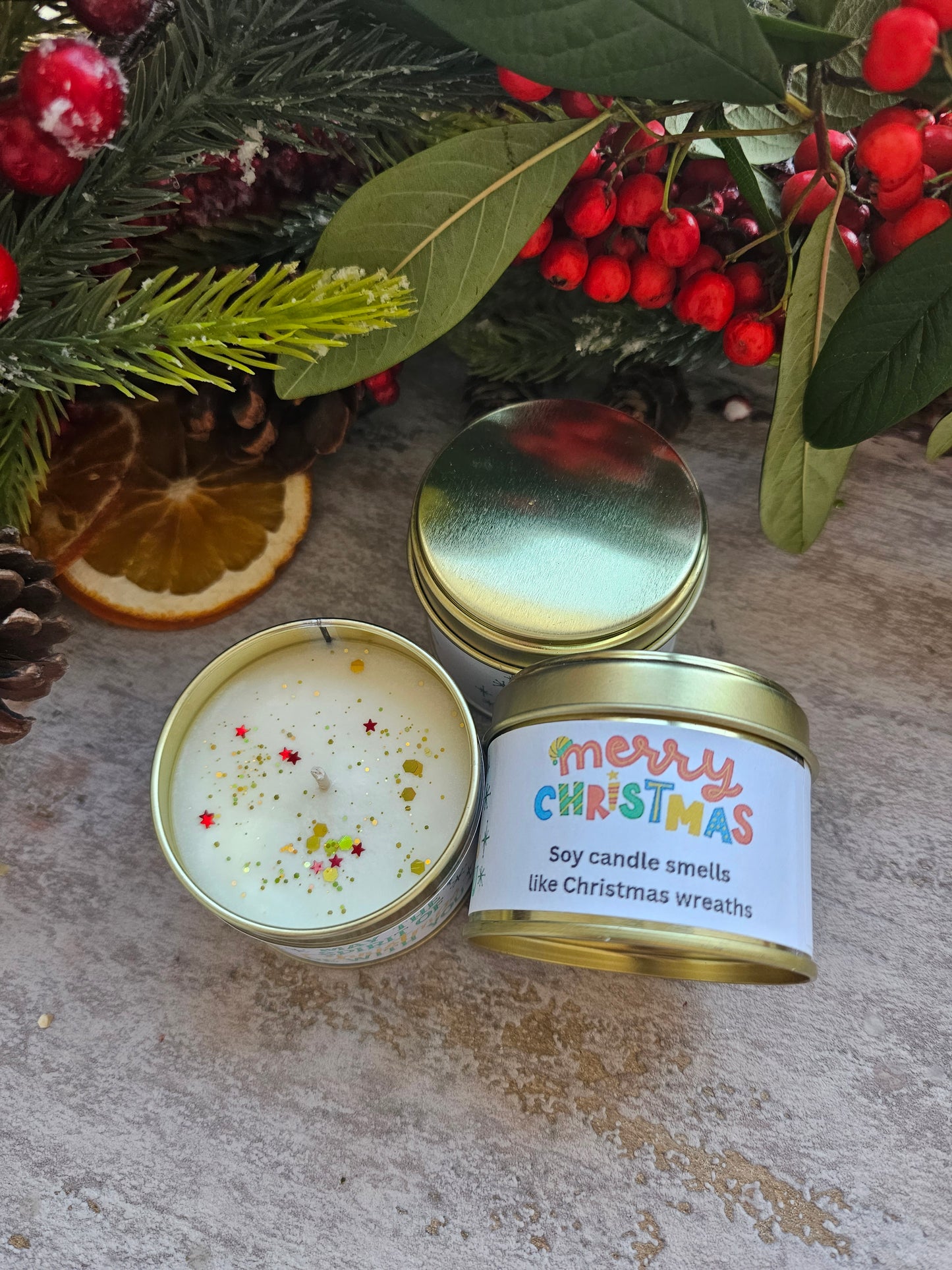 Merry Christmas Candle 🎄