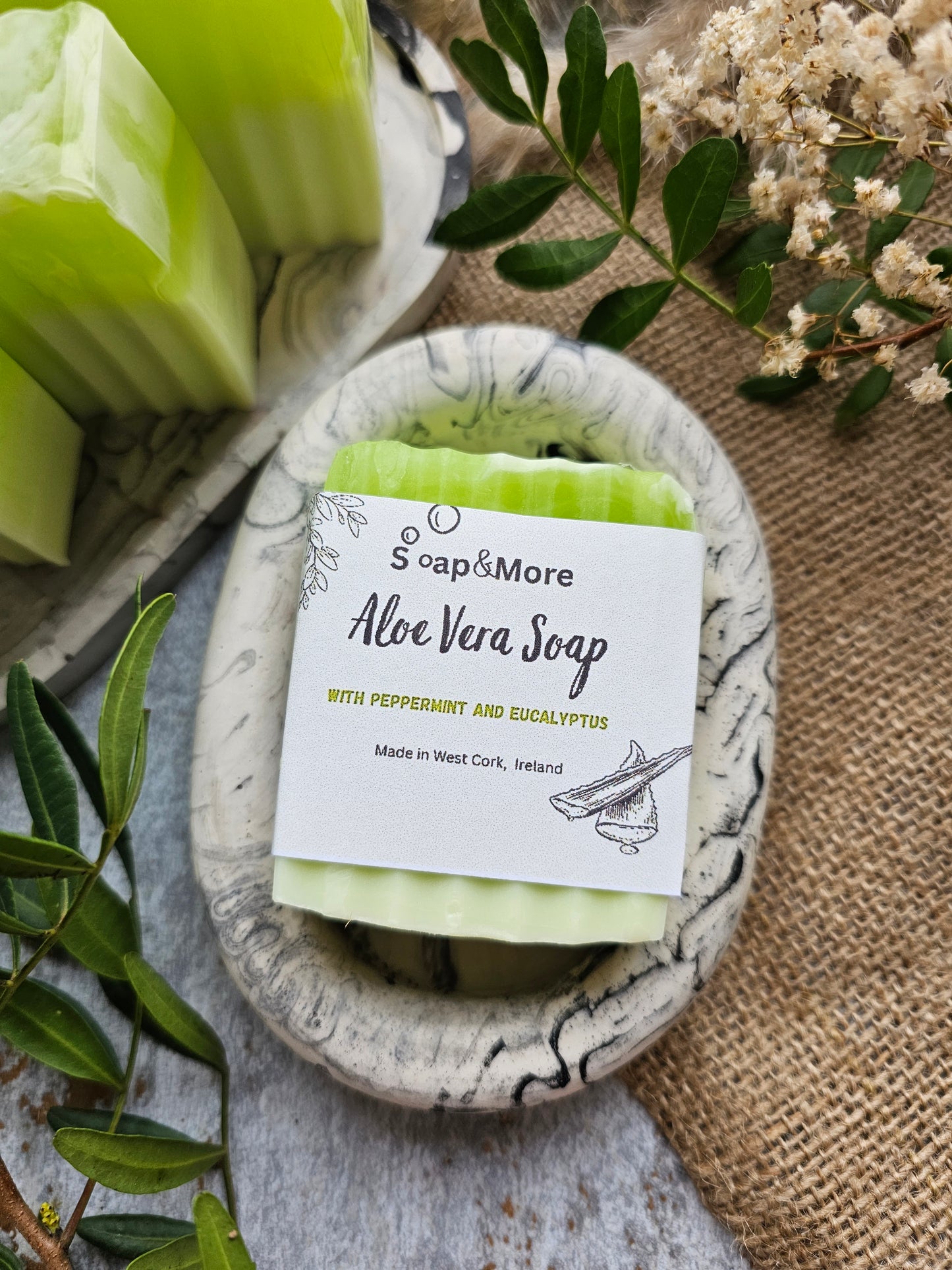 Aloe Vera Soap with Peppermint & Eucalyptus