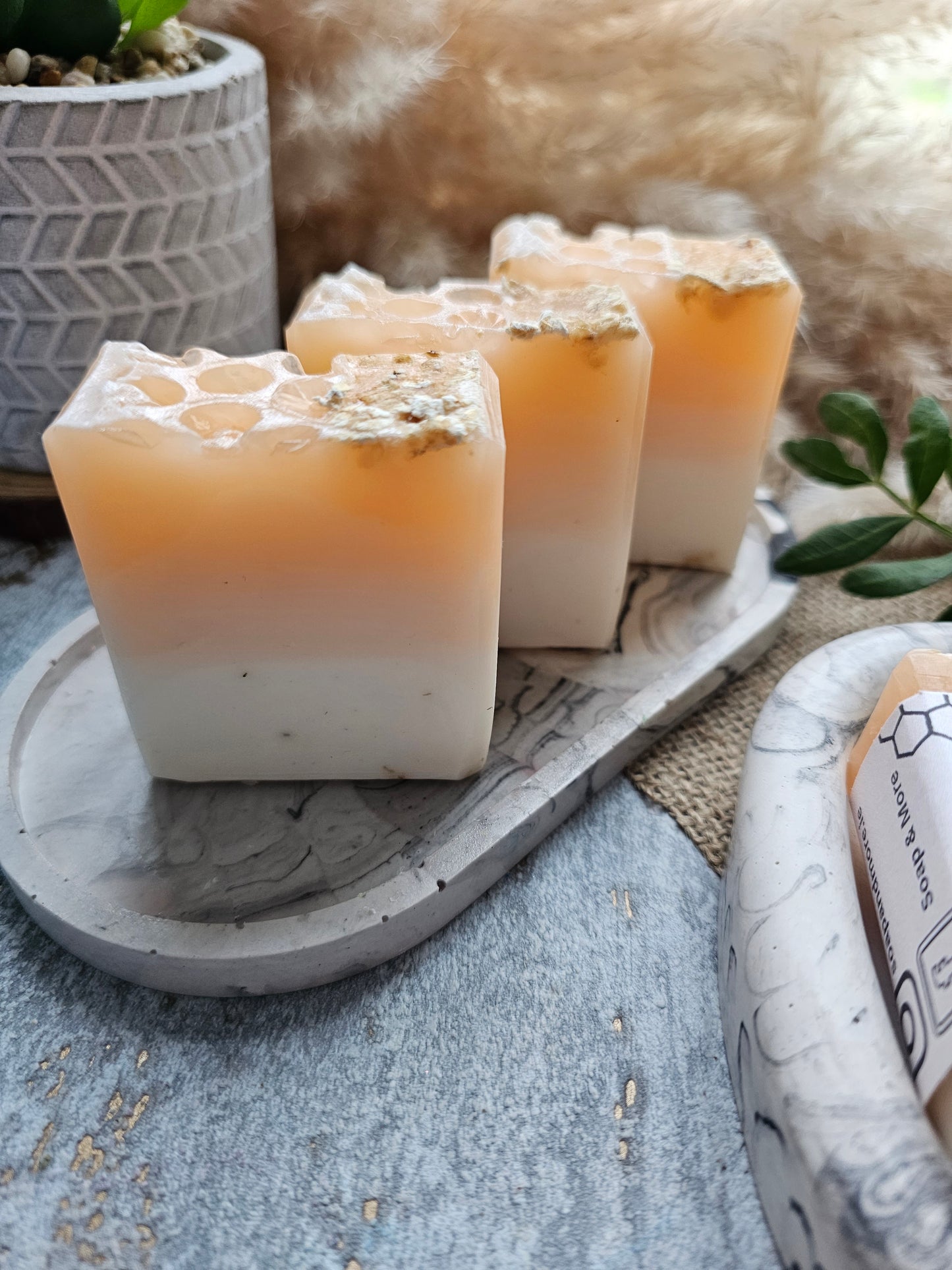 Oatmeal milk and honey soap